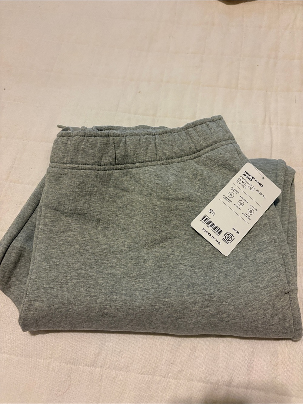 NWT Athleta forever fleece jogger